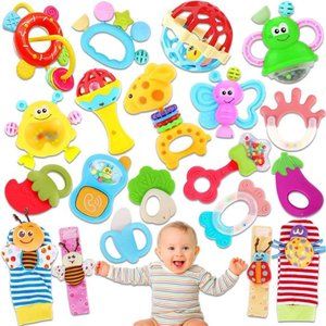 20Pcs Baby Rattles Toys for 6-12 Month, Infant Newborn Baby Toys for 6-12 Months
